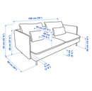 SÖDERHAMN 3-seat sofa, tonerud grey