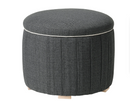 ATERLÖGA pouffe with storage, kilanda dark grey