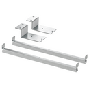 KALLAX/LINNMON/INLAGG/OLOV desk combination, white, 77x139x147 cm