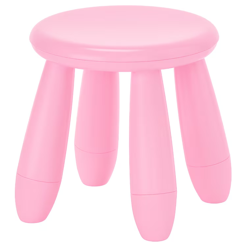 MAMMUT Children's stool, in/outdoor/pink