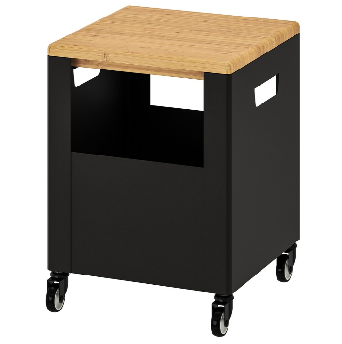 TROTTEN Module on wheels, anthracite, 35x47 cm
