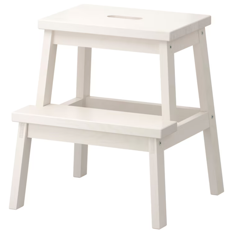 BEKVAM Step stool, white, 50 cm