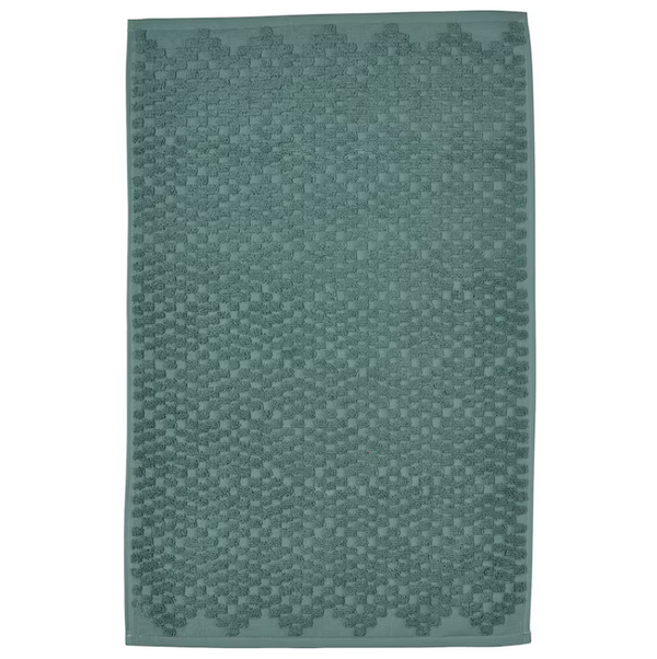 FJÄLLKATTFOT Bath mat, turquoise, 50x80 cm
