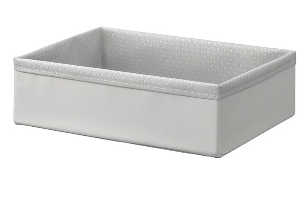 BAXNA Organiser, grey/white, 26x34x10 cm