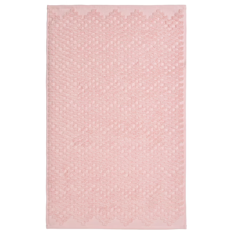 FJÄLLKATTFOT Bath mat, pale pink, 50x80 cm