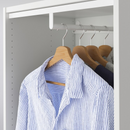 HJÄLPA Clothes rail, white, 60x40 cm