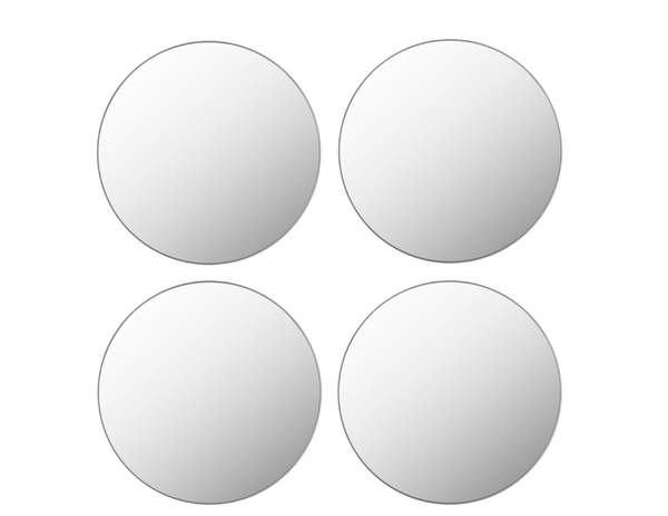 FÄRGEK decorative mirror/4 pack, 20 cm