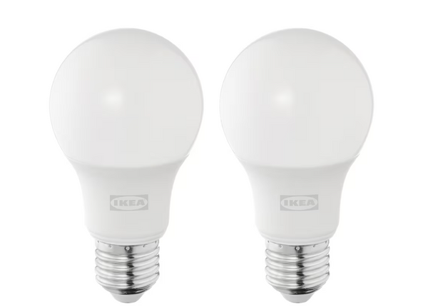 SOLHETTA LED bulb E27 470 lumen, globe opal white