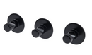 SKOGHALL Hook, self-adhesive, black