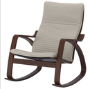 POÄNG Rocking-chair frame, brown