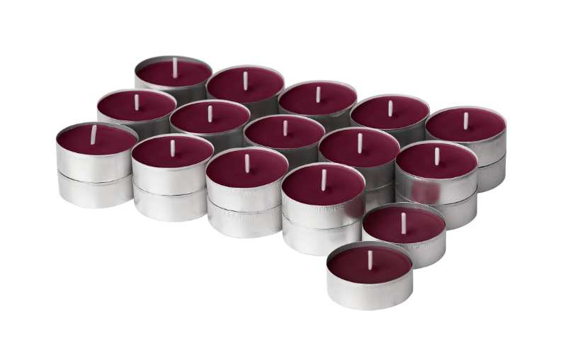 STÖRTSKÖN scented tealight/Berries/30 pack, 3.5 hr