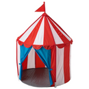 CIRKUSTÄLT Children's tent, red blue/white