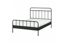 STJARNÖ double bed, anthracite, 160x200 cm