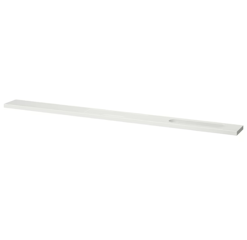 MITTZON Plug-in module, white, 140x12 cm