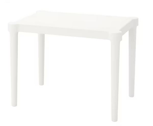 UTTER Children's table, in/outdoor/white