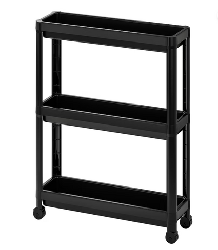 VESKEN Trolley, black, 54x18x71 cm