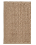 FJALLKATTFOT bath mat, beige, 50x80 cm