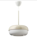 BLÅSVERK Pendant lamp, beige, 37 cm