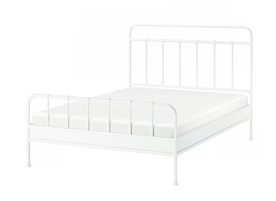 STJARNO Bed, white, 160x200 cm