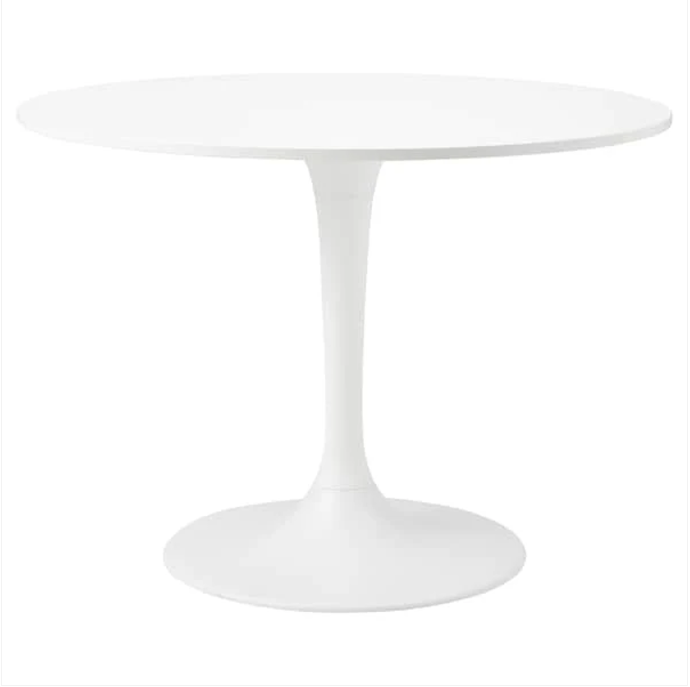 DOCKSTA dining table top, white, 103 cm