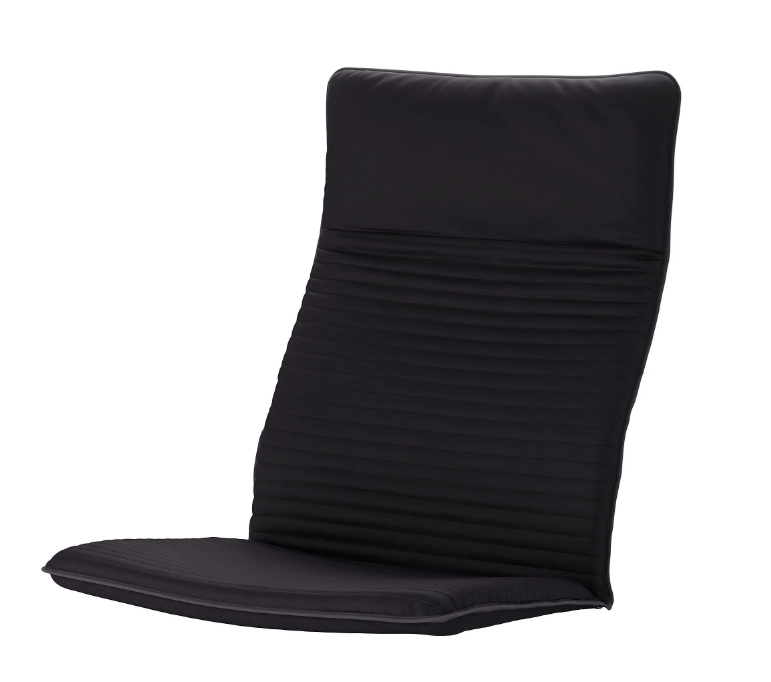 POÄNG rocking-chair cushion, knisa black