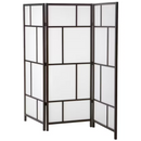 RISÖR Room Divider, White/Black, 216x185 cm