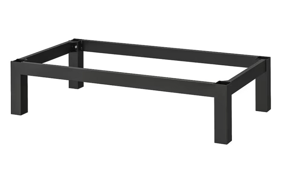 KALLAX Underframe, black, 76x39x18 cm