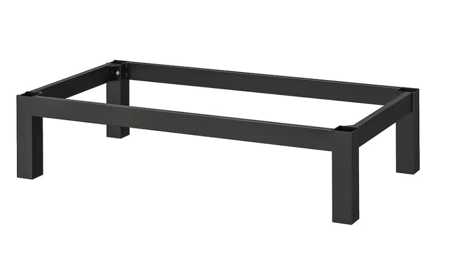 KALLAX Underframe, black, 76x39x18 cm