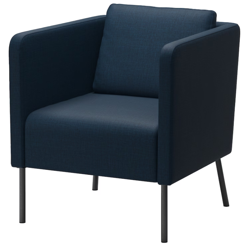 EKERÖ Armchair, Skiftebo dark blue