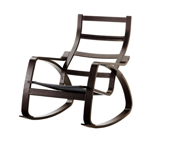 POÄNG rocking chair frame, black