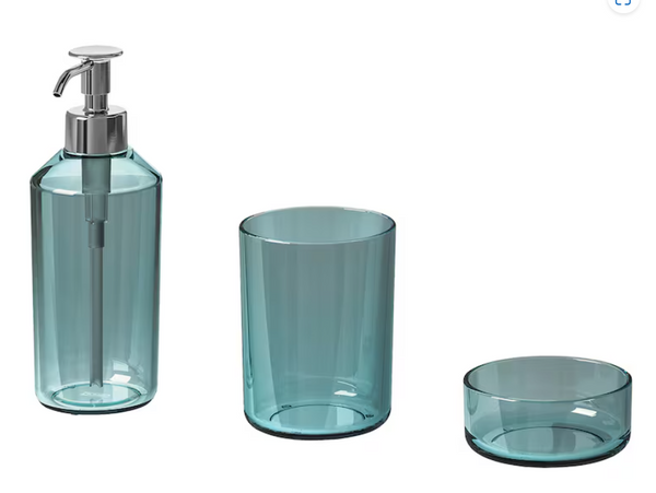 SKISSEN 3-piece bathroom set