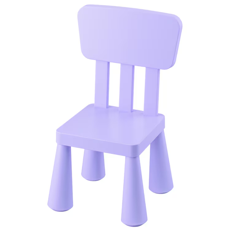 MAMMUT Children's chair, in/outdoor/lilac