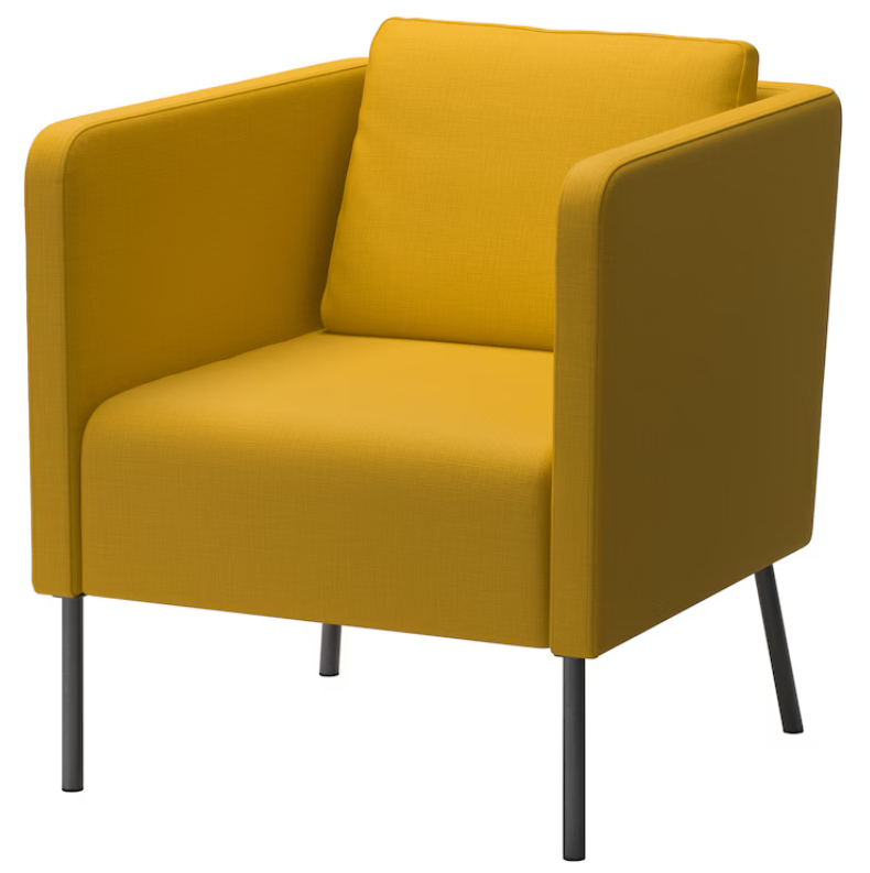 EKERÖ Armchair, Skiftebo yellow