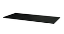 MITTZON Table top, black/ash, 160x68 cm/MITTZON Underframe sit-stand for desk, black, 120/140/160x80 cm