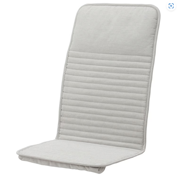 POÄNG Children's armchair frame, birch veneer/POÄNG Children's armchair cushion, Knisa light beige