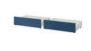 MALM Bed frame, high, blue, 160x200 cm