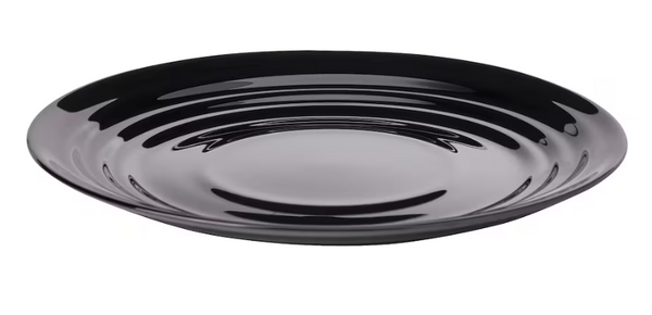 NÄTBARB Side plate, black, 19 cm