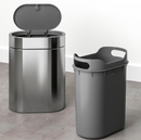 BROGRUND Touch top bin, stainless steel, 4 l