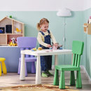 MAMMUT children's chair, high-gloss green