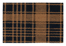 SLIPRAR Door mat, blue/dark blue 60x90 cm