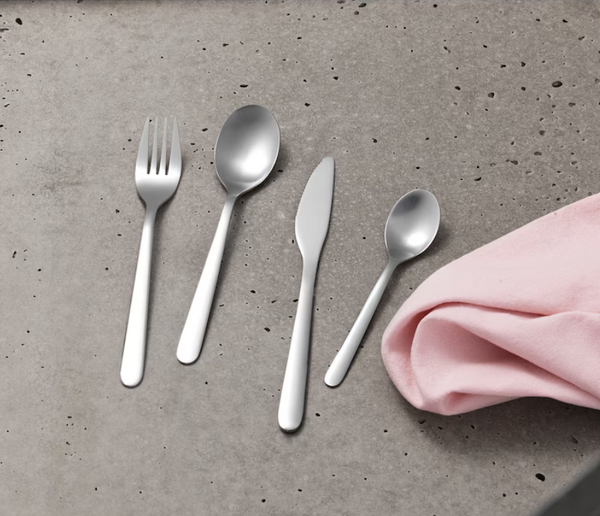 FÖRNUFT 24-piece cutlery set, stainless steel