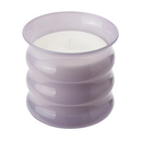 JÄMNMOD Scented candle in glass, Sweet pea/purple, 50 hr