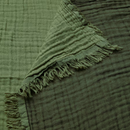 VALLKRASSING Throw, grey-green, 150x200 cm