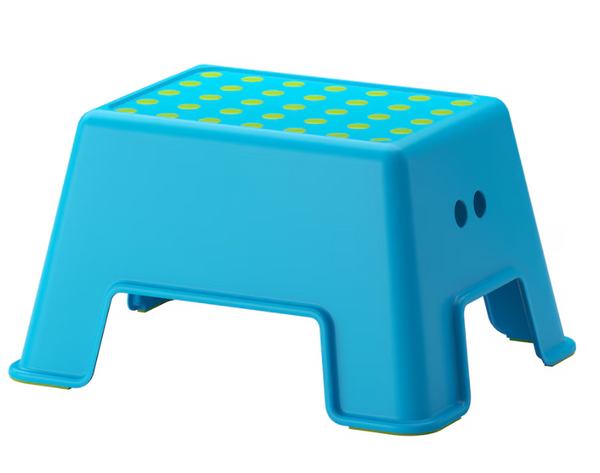 BOLMEN Step stool, blue