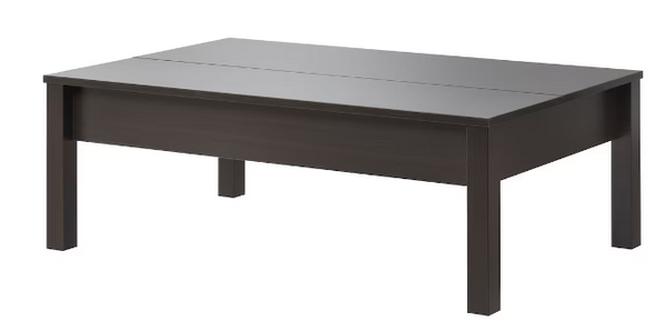 TRULSTORP Coffee table, black-brown, 45 1/4x27 1/2 " 115x70 cm