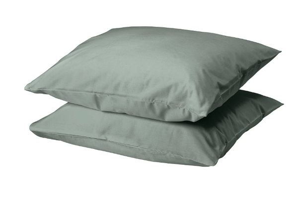 DVALA pillowcase, grey-green, 50x60 cm