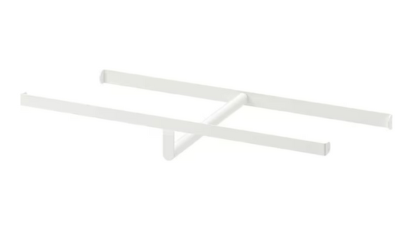 HJÄLPA Clothes rail, white, 60x40 cm