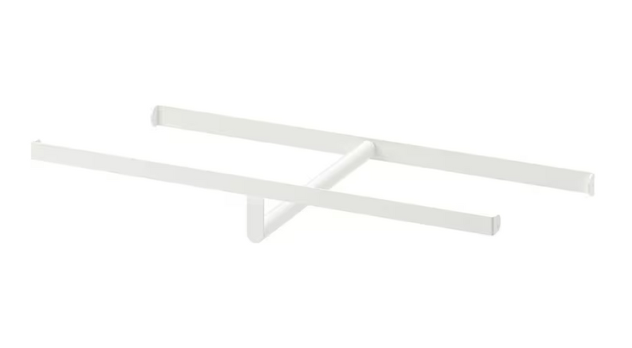 HJÄLPA Clothes rail, white, 60x40 cm