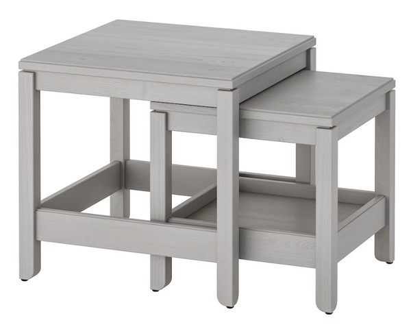 HAVSTA Nesting tables, set of 2, gray