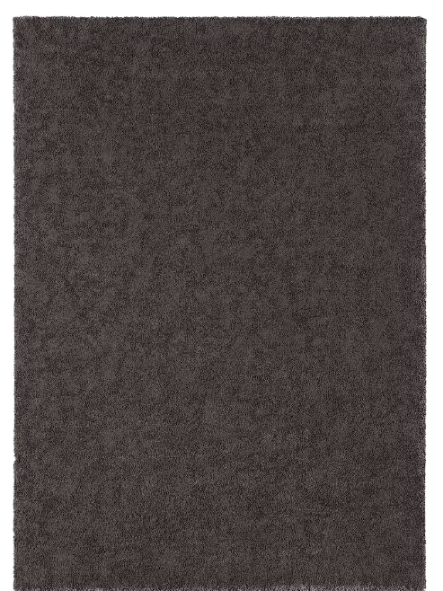 STOENSE Rug, low pile, dark grey, 170x240 cm